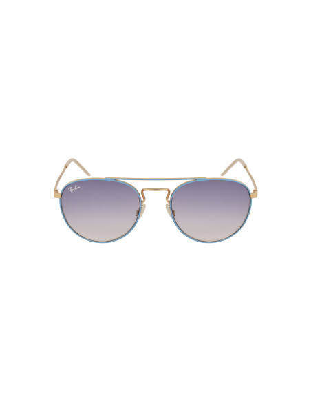 Ray Ban RB3589 9057I9 Round Azul Degradado Dorado | Sunnies.uno