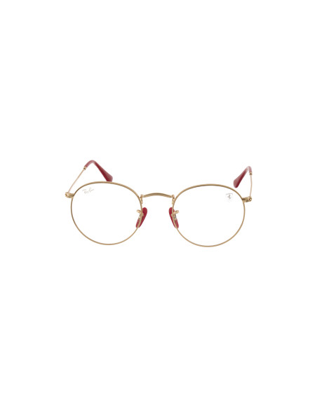 Ray Ban Oftalmico Rb3447vm F029 Round Metal Scuderia Ferrari | Sunn...