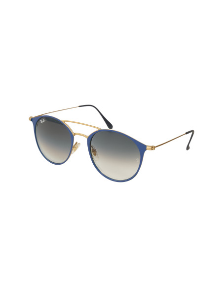 Ray Ban Rb3546 9073a5 Round Metal Highstreet Azul Degradado | Sunni...
