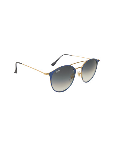 Ray Ban Rb3546 9073a5 Round Metal Highstreet Azul Degradado | Sunni...
