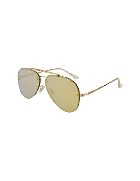 Ray Ban Rb3584n 9084/7j Aviator Blaze Amarillo Espejo Dorado | Sunn...