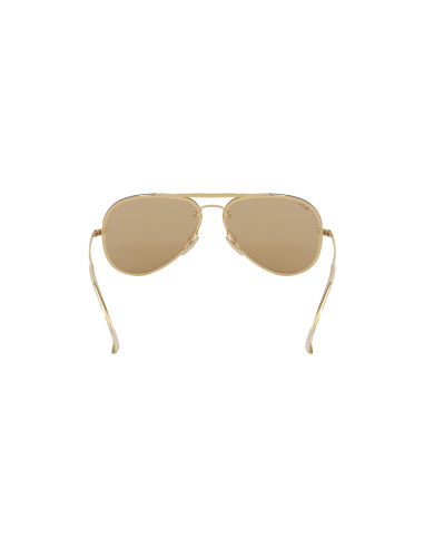 Ray Ban Rb3584n 9084/7j Aviator Blaze Amarillo Espejo Dorado | Sunn...