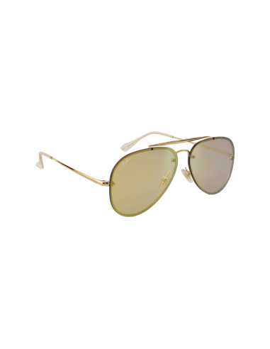 Ray Ban Rb3584n 9084/7j Aviator Blaze Amarillo Espejo Dorado | Sunn...