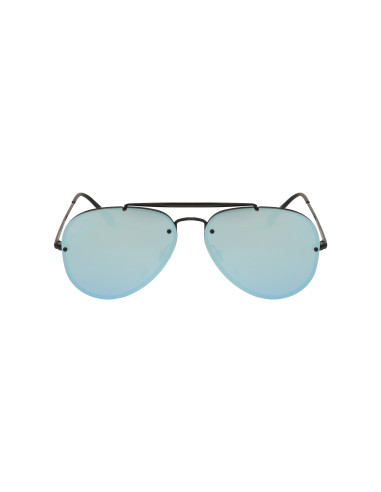 Ray Ban Rb3584n 90827v Aviator Blaze Azul Espejo Negro Icon | Sunni...