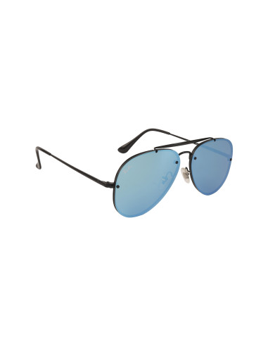 Ray Ban Rb3584n 90827v Aviator Blaze Azul Espejo Negro Icon | Sunni...
