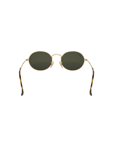 Ray Ban Rb3547n 001 Oval Flat Negro G-15 Dorado Original | Sunnies.uno