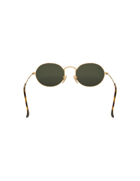 Ray Ban Rb3547n 001 Oval Flat Negro G-15 Dorado Original | Sunnies.uno