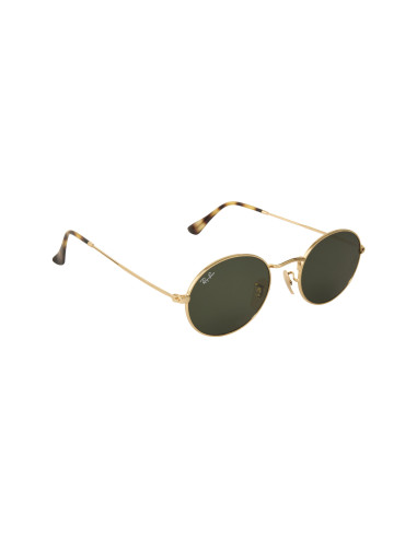 Ray Ban Rb3547n 001 Oval Flat Negro G-15 Dorado Original | Sunnies.uno