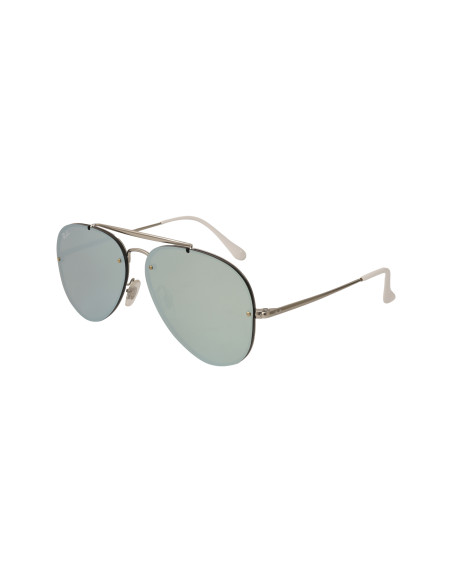Ray Ban Rb3584n 9051/30 Aviator Blaze Gris Espejo Plata | Sunnies.uno