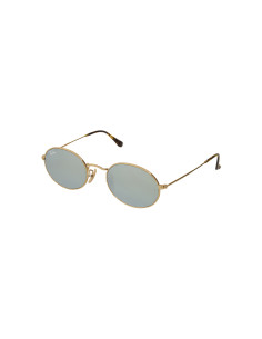 Ray Ban Rb3547n 001/3o Oval Flat Lenses Plata Espejo Icon | Sunnies...