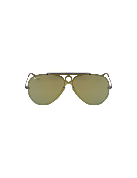 Ray Ban Rb3581n 90387j Aviator Shooter Blaze Dorado Espejo | Sunnie...