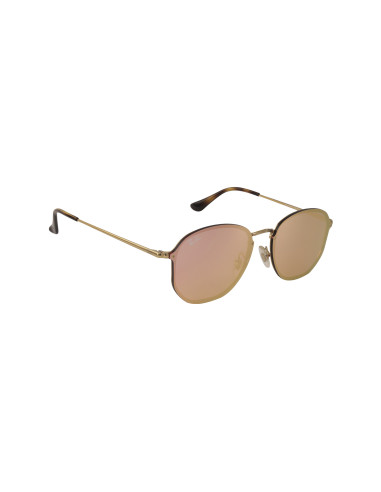 Ray Ban Rb3579n 001/e4 Hexagonal Blaze Rosa Espejo Dorado | Sunnies...
