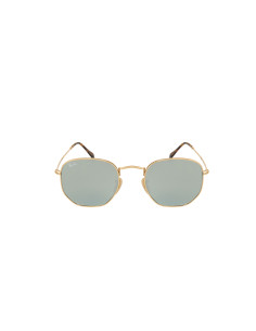 Ray Ban Rb3548n 001/30 Hexagonal Flat Lenses Plata Espejo | Sunnies... 2