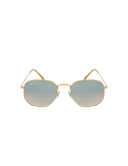 Ray Ban Rb3548n 001/3F Hexagonal Flat Azul Degradado Dorado