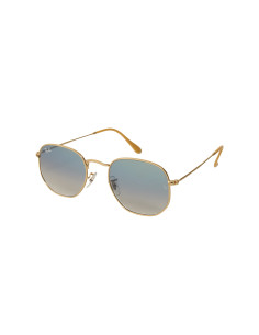Ray Ban Rb3548n 001/3F Hexagonal Flat Azul Degradado Dorado