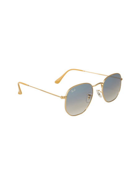 Ray Ban Rb3548n 001/3F Hexagonal Flat Azul Degradado Dorado