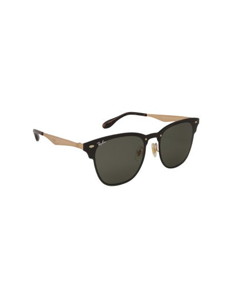 Ray Ban Rb3576n 043/71 Clubmaster Blaze Negro Dorado G-15 | Sunnies...