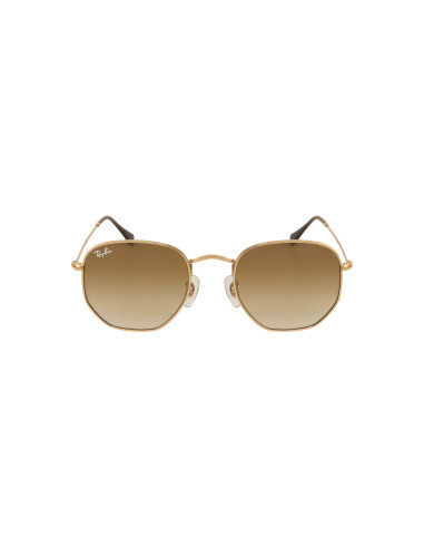 Ray Ban Rb3548n 001/51 Hexagonal Flat Cafe Degradado Dorado