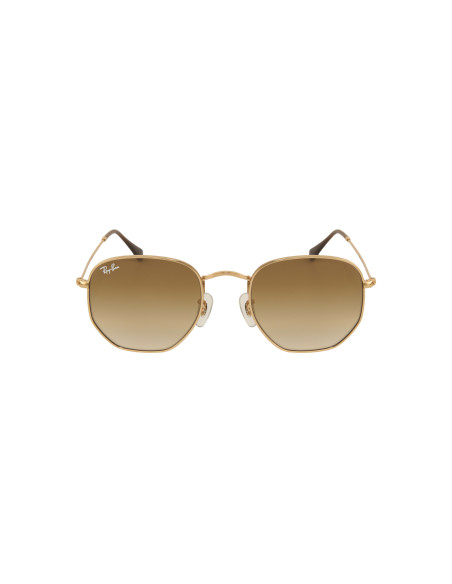 Ray Ban Rb3548n 001/51 Hexagonal Flat Cafe Degradado Dorado