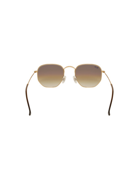 Ray Ban Rb3548n 001/51 Hexagonal Flat Cafe Degradado Dorado