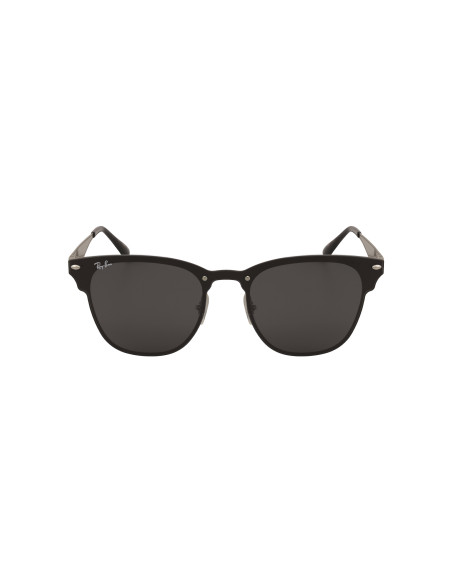 Ray Ban Rb3576n 042/87 Clubmaster Blaze Negro Plateado Original