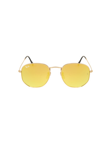 Ray Ban Rb3548n 001/93 Hexagonal Flat Lenses Dorado Espejo | Sunnie...