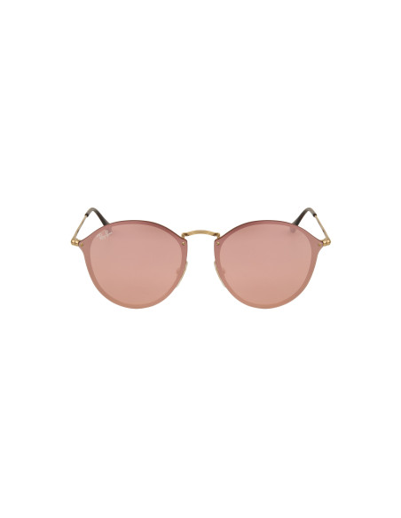 Ray Ban Rb3574n 001/4e Round Metal Blaze Rosa Dorado | Sunnies.uno