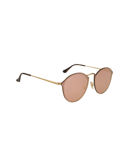 Ray Ban Rb3574n 001/4e Round Metal Blaze Rosa Dorado | Sunnies.uno