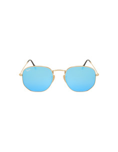 Ray Ban Rb3548n 001/9o Hexagonal Azul Espejo Degradado | Sunnies.uno 2