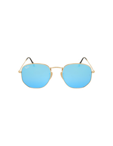Ray Ban Rb3548n 001/9o Hexagonal Azul Espejo Degradado | Sunnies.uno