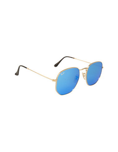 Ray Ban Rb3548n 001/9o Hexagonal Azul Espejo Degradado | Sunnies.uno