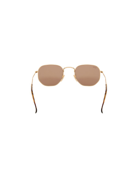 Ray Ban Rb3548n 001/z2 Hexagonal Rosa Espejo Dorado Original | Sunn...