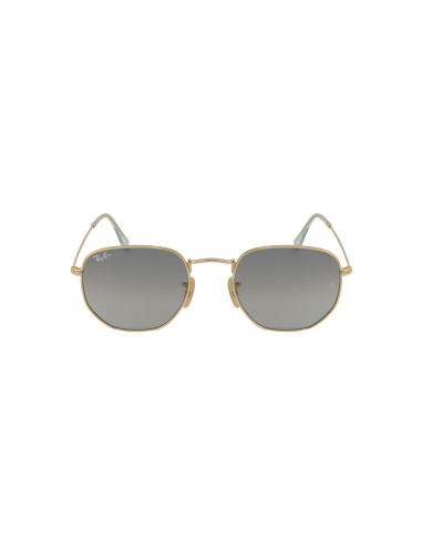 Ray Ban Rb3548n 91233m Hexagonal Flat Azul Degradado Dorado | Sunni...