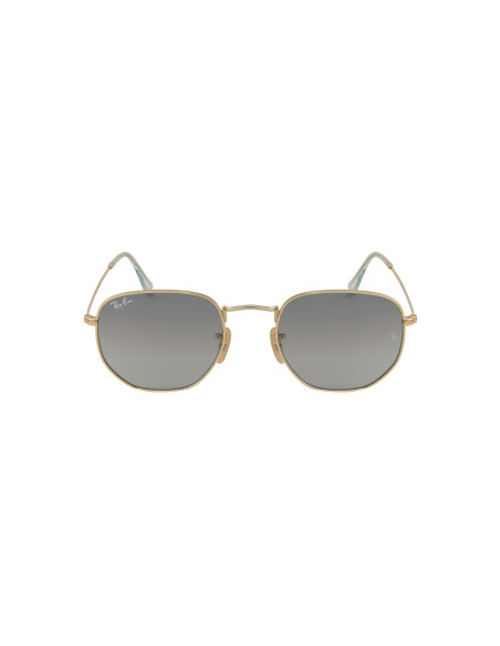 Ray Ban Rb3548n 91233m Hexagonal Flat Azul Degradado Dorado | Sunni...
