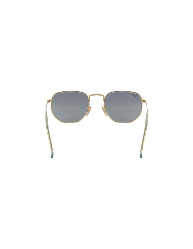 Ray Ban Rb3548n 91233m Hexagonal Flat Azul Degradado Dorado | Sunni...