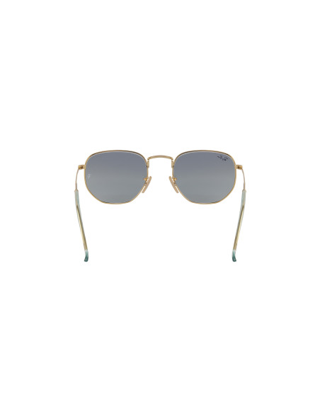 Ray Ban Rb3548n 91233m Hexagonal Flat Azul Degradado Dorado | Sunni...