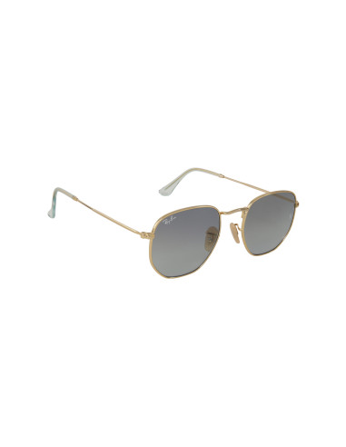 Ray Ban Rb3548n 91233m Hexagonal Flat Azul Degradado Dorado | Sunni...