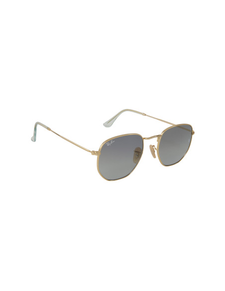 Ray Ban Rb3548n 91233m Hexagonal Flat Azul Degradado Dorado | Sunni...