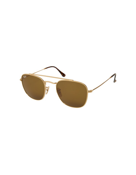 Ray Ban Rb3557 001/33 Square Double Bridge Cafe B-15 Dorado | Sunni...