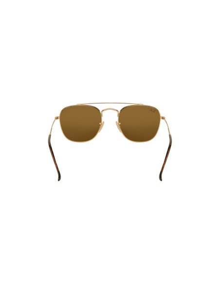 Ray Ban Rb3557 001/33 Square Double Bridge Cafe B-15 Dorado | Sunni...