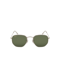 Ray Ban Rb3548n 9198/4E Hexagonal Flat Plata Verde 2