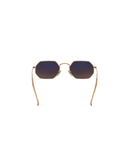 Ray Ban Rb3556n 912443 Octagonal Flat Cafe Degradado Dorado | Sunni...