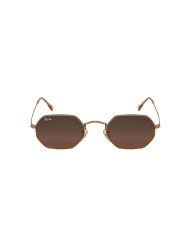 Ray Ban Rb3556n 9069A5 Octagonal Flat Cafe Degradado Bronce | Sunni...