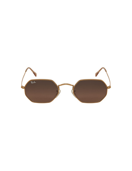 Ray Ban Rb3556n 9069A5 Octagonal Flat Cafe Degradado Bronce | Sunni...
