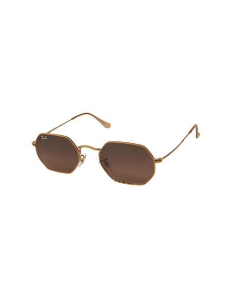 Ray Ban Rb3556n 9069A5 Octagonal Flat Cafe Degradado Bronce | Sunni...