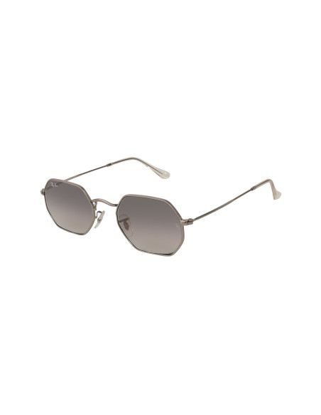 Ray Ban Rb3556n 004/71 Octagonal Classic Gris Degradado Icon | Sunn...