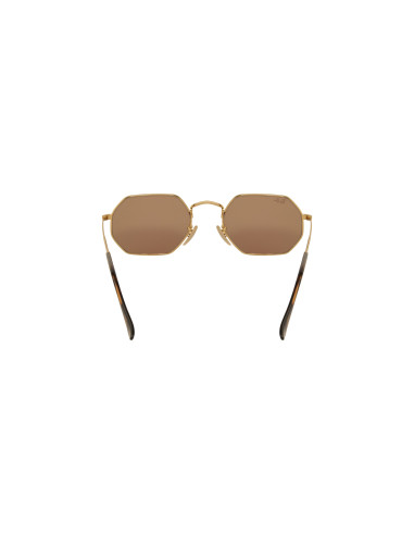 Ray Ban Rb3556n 001/z2 Octagonal Flat Rosa Dorado Original | Sunnie...