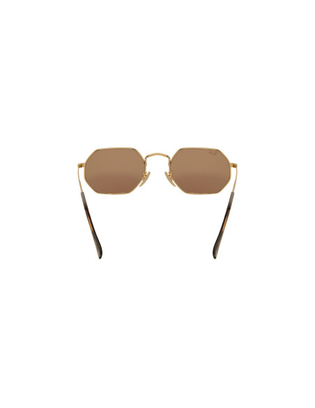 Ray Ban Rb3556n 001/z2 Octagonal Flat Rosa Dorado Original | Sunnie...