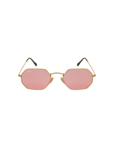 Ray Ban Rb3556n 001/z2 Octagonal Flat Rosa Dorado Original | Sunnie...