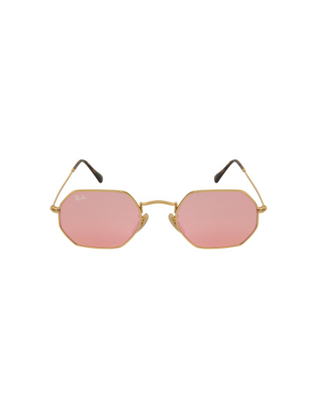Ray Ban Rb3556n 001/z2 Octagonal Flat Rosa Dorado Original | Sunnie...